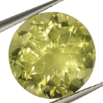 9.73ct Round Lemon Quartz – Bright Yellow Gem