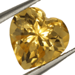 2.36ct Heart-Cut Golden Citrine Gemstone