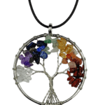 Tree of Life Chakra Necklace – Round Design