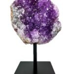 Raw Amethyst Crystal on Stand
